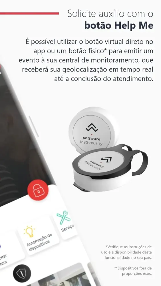 Recurso de pedido de ajuda pelo aplicativo