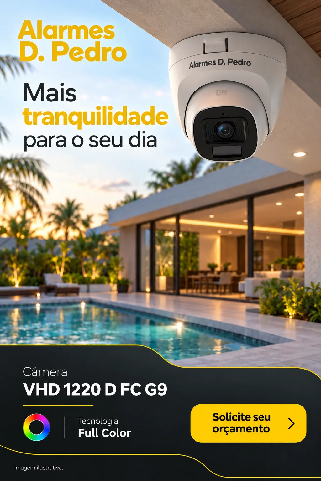Câmera Alarmes D. Pedro VHD 1220 D FC G9