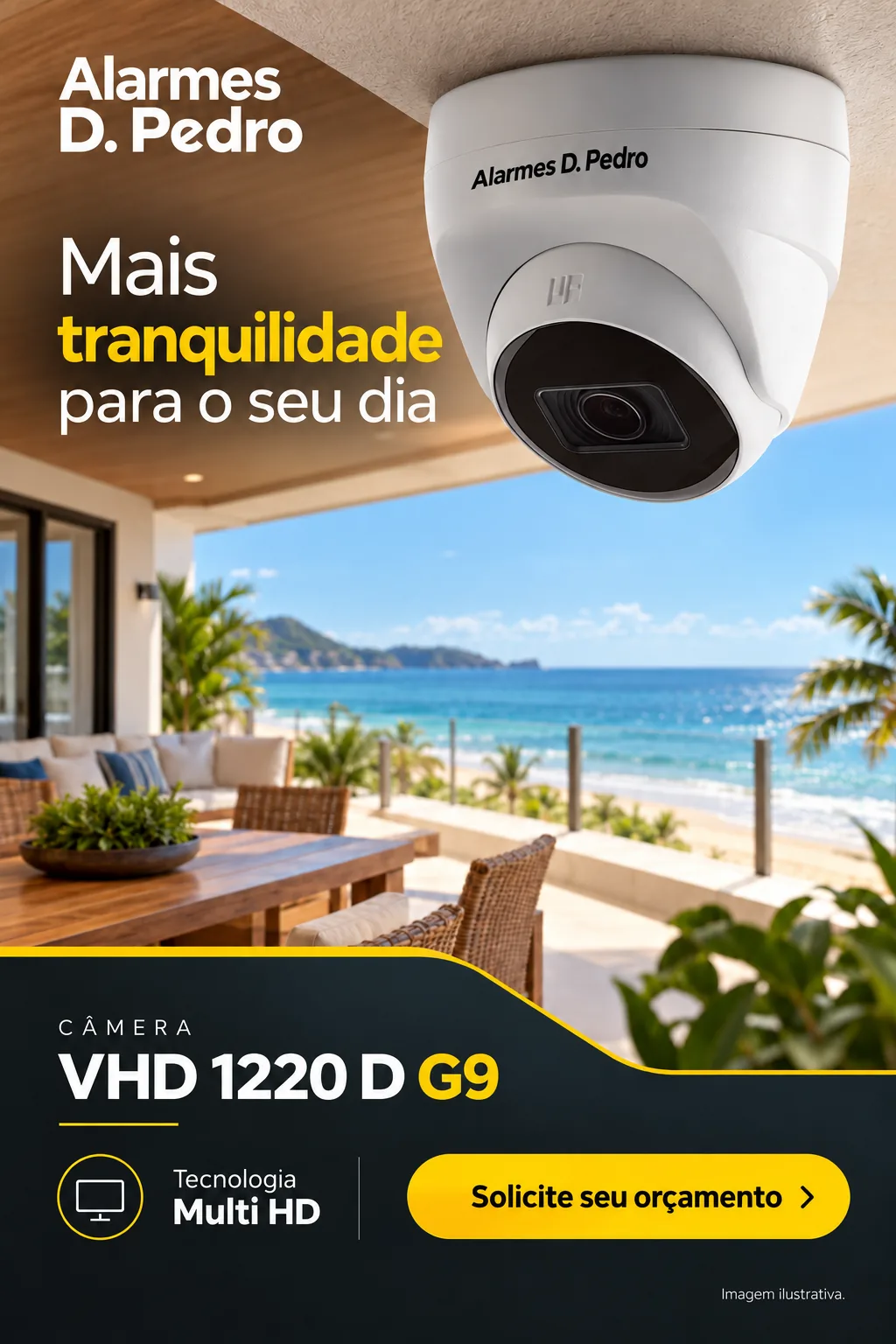 Câmera Alarmes D. Pedro VHD 1220 D G9