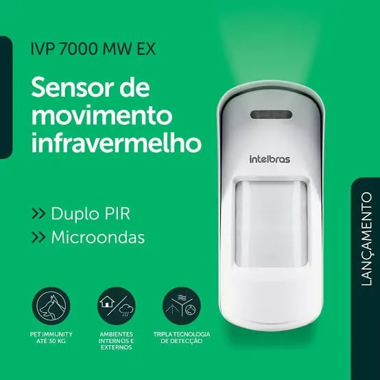 Sensor de movimento infravermelho